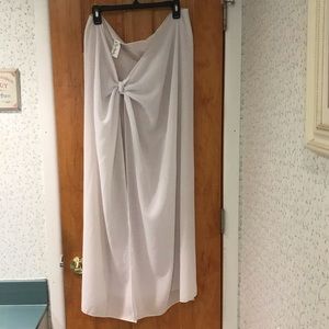 In The Shade Bathing Suit Sarong Coverup in white, size OS.. fits most.